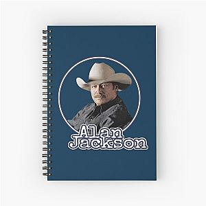 Vintage 1994 Alan Jackson   Spiral Notebook