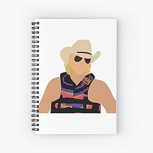 Alan Jackson Sticker Spiral Notebook