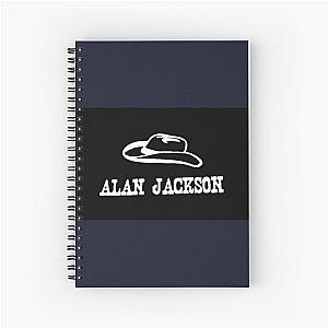 alan jackson logo best selling Laptop Skin Spiral Notebook