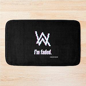 alan walker glitch'ed' logo Bath Mat