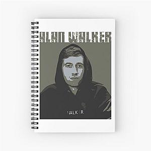 Alan Walker Alan Walker art ,Alan Walker   Spiral Notebook