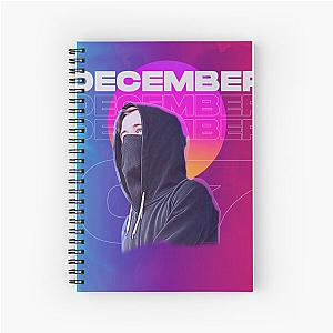 EDM - Alan Walker Spiral Notebook