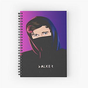 EDM - Alan Walker Spiral Notebook