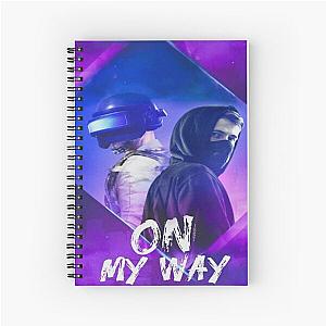 EDM - Alan Walker Spiral Notebook