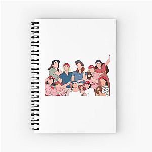 league of their own characters Spiral Notebook