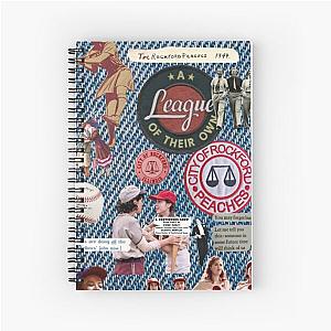 A league of their own collage Spiral Notebook