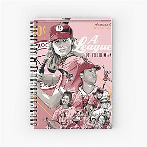 A league of their own collage Spiral Notebook