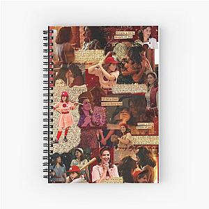 A league of their own collage Spiral Notebook