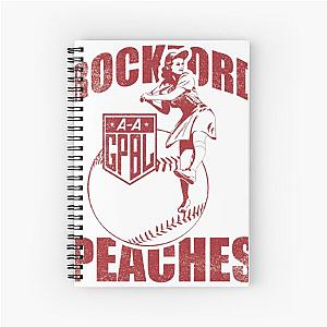 rockford peaches Spiral Notebook