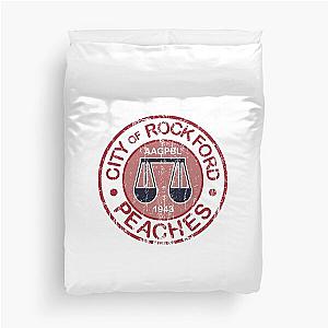 City of Rockford Peaches Duvet Cover