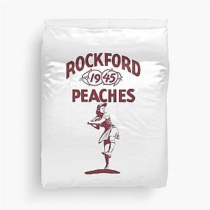 Vintage Rockford Peaches logo Duvet Cover