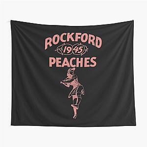 Rockford Peaches - Baseball Sports Aesthetic 40s Retro Tapestry