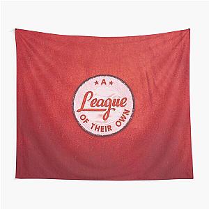 A League Of Their Own patch (red) Tapestry