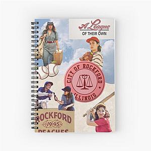 A league of their own collage Spiral Notebook