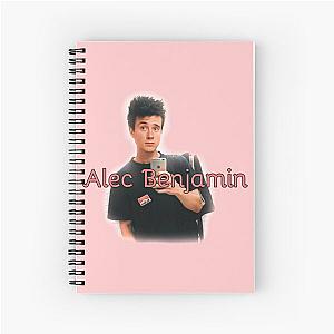 Alec Benjamin - name and picture Spiral Notebook