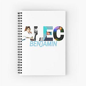 Alec Benjamin essential t shirt - alec benjamin sticker Spiral Notebook