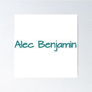 Alec Benjamin Name Poster