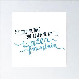 Alec Benjamin Water Fountain Lyrics Poster