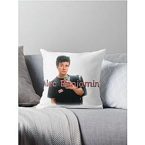 Alec Benjamin - name and picture Throw Pillow