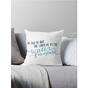 Alec Benjamin Water Fountain Lyrics Throw Pillow