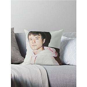 Alec Benjamin Outline Throw Pillow