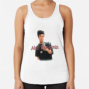 Alec Benjamin - name and picture Racerback Tank Top