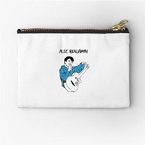 alec benjamin - blue hoodie Zipper Pouch