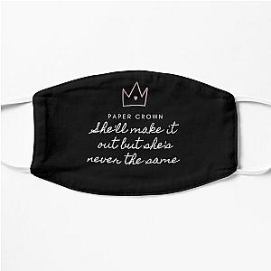 Alec Benjamin Paper Crown Quote Flat Mask