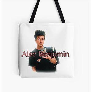 Alec Benjamin - name and picture All Over Print Tote Bag