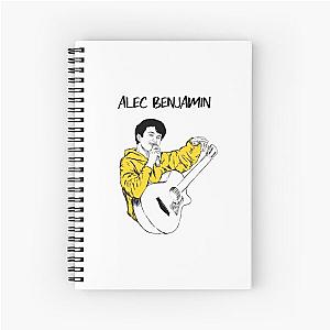 Alec benjamin  yellow Spiral Notebook