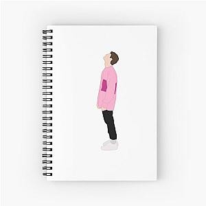 Alec Benjamin Silhouette Spiral Notebook