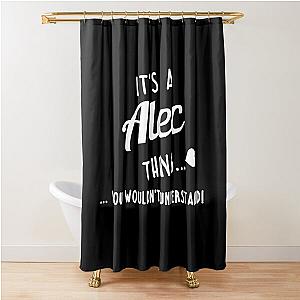 Alec Benjamin Shower Curtain