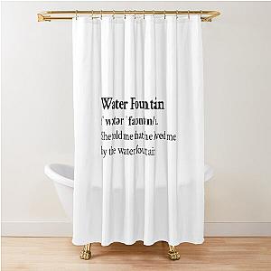 Alec Benjamin Aesthetic Quote Lyrics Shower Curtain