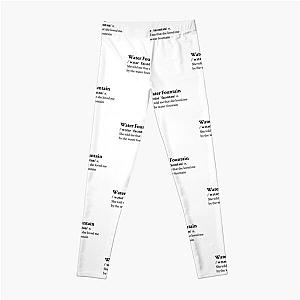 Alec Benjamin Aesthetic Quote Lyrics Leggings