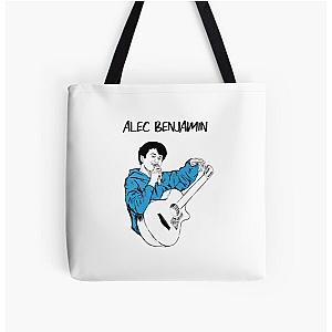 alec benjamin - blue hoodie All Over Print Tote Bag