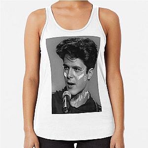 Alejandro Sanz as a young man Racer Tank Top