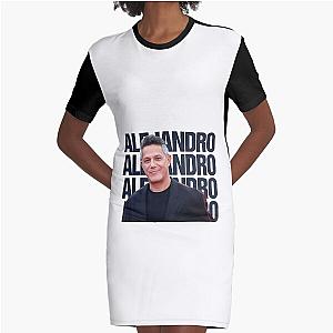 Alejandro Sanz Graphic T-Shirt Dress