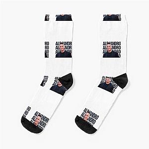 Alejandro Sanz Stickers Socks