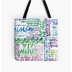Alejandro Sanz All Over Print Tote Bag
