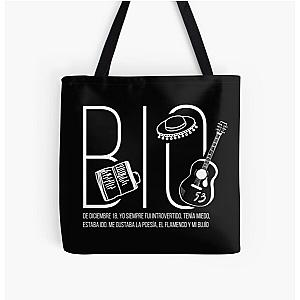 Alejandro Sanz All Over Print Tote Bag