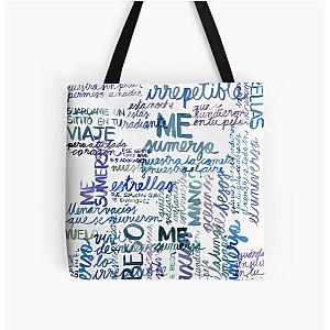 Me Alejandro Sanz All Over Print Tote Bag
