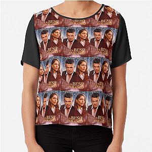 Alejandro Sanz - A Kiss in Madrid Edit Chiffon Top
