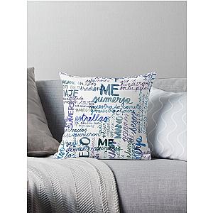 ALEJANDRO SANZ Throw Pillow