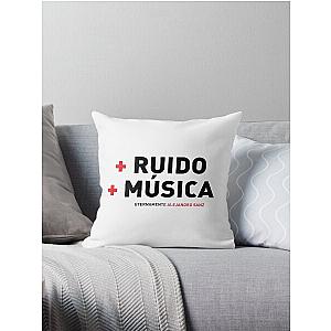 Mas Ruido Alejandro Sanz Throw Pillow