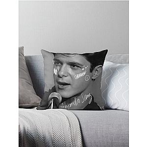 Alejandro Sanz as Young Man Throw Pillow