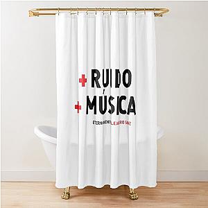 MAS RUIDO MANIA ALEJANDRO SANZ Shower Curtain