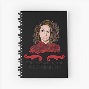 Alessia Cara With Lyrics Sticker Spiral Notebook