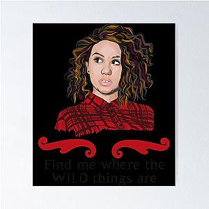 Alessia Cara With Lyrics Sticker Poster