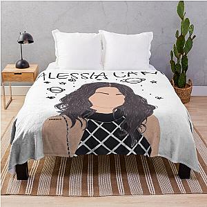 Alessia Cara Drawing Throw Blanket