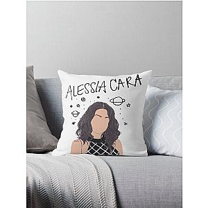 Alessia Cara Drawing Throw Pillow